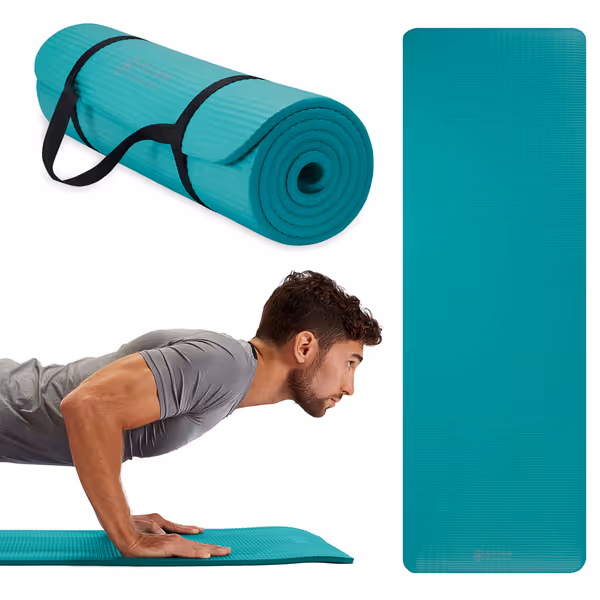 Gaiam Essentials Thick & Thin Yoga Mat